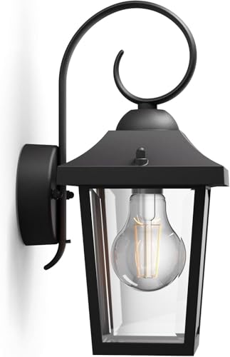 (-39%) PHILIPS Buzzard Außen-Wandleuchte, Outdoor-Lampe, Aluminium, Schwarz