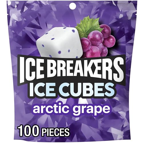 Ice Breakers Ice Cubes Arctic Grape Sugar Free Gum (100 ct)