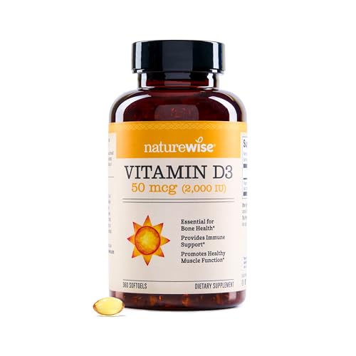 NatureWise Vitamin D3 2000 IU Mini Softgels 360 Count