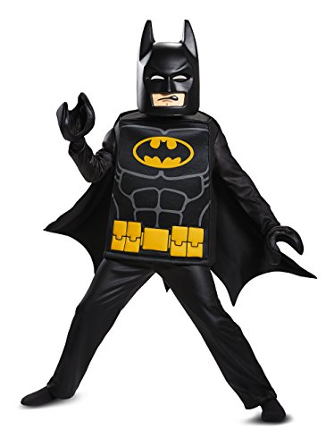 Batman Lego Movie Deluxe Costume, Black, Medium (7-8)