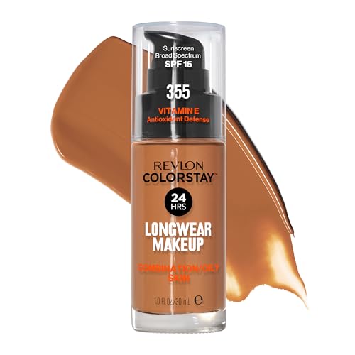 Revlon ColorStay Liquid Foundation Lasts All Day Long-lasting foundation that is ideal for oily