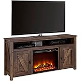 fireplace TV stand