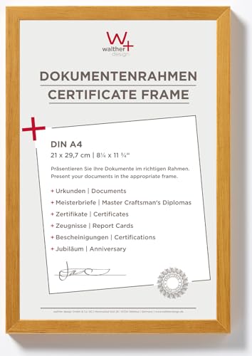 🔥 STARKER PREIS (-31%) walther design BP130E Peppers Bilderrahmen, Holz, 21 x 29,7 cm, eiche
