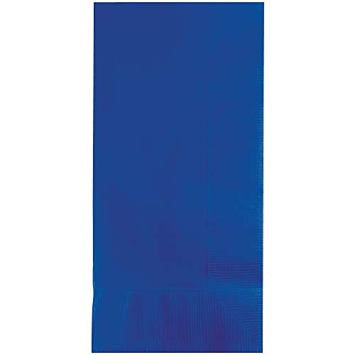 Creative Converting 100-Count 2-ply paper dinner napkins in cobalt blue