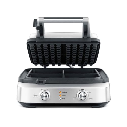 Breville BWM604BSS Smart Waffle Pro 4-Slice