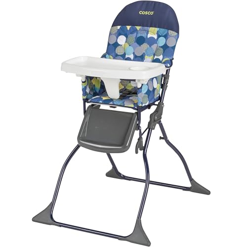 Cosco Kids Simple Fold Highchair for Baby, Simple Foldable High Chair, Convenient, Lightweight, and Compact Design, Come