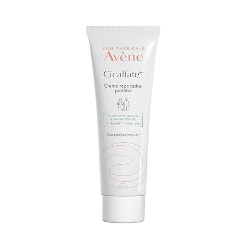 Avène Cicalfate+ Creme Reparador Facial, Nutre, Protege e Repara Pele Irritada, Água Termal Avène, Sulfato de Cobre e Zi...