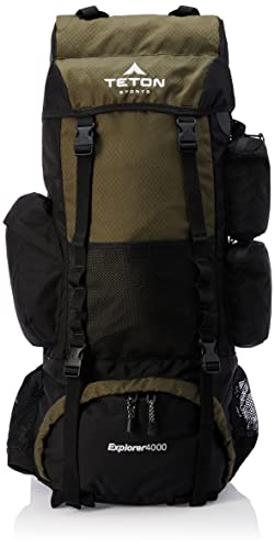 Teton Sports Explorer 4000 Internal Frame Backpack Best All-around A 65-liter capacity backpack