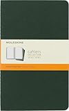 Moleskine Cahier Journal Ensemble De 3 Carnets Avec Pages Lign Couverture En Carton Et Piqres De Coton Apparentes Couleur Myrte Taille Grand Format 13 X 21 Cm 80 Pages