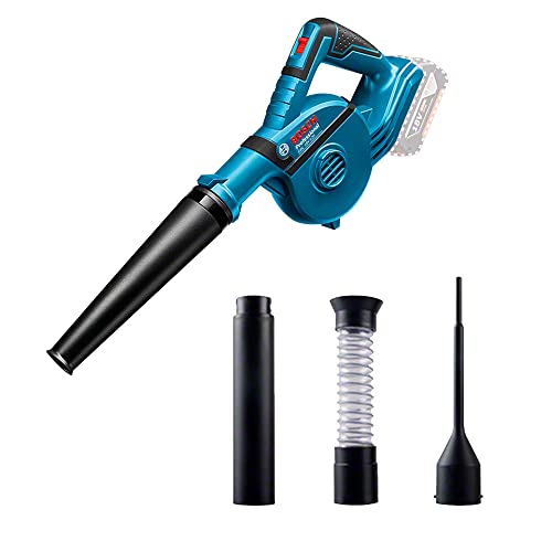 (-52%) Bosch PRO 18V System Akku Gebläse GBL 18V-120 (inkl. 4x Aufsätze, Standarddüse, Verlängerungsrohr, Bohrlochdüse, Staubauffangbehälter, ohne Akku/Ladegerät)