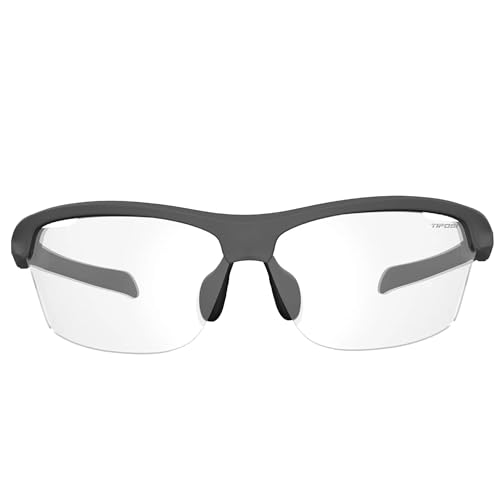 Tifosi Intense Sunglasses Matte Gunmetal/Clear Lenses