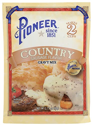 Pioneer Brand Country Gravy Mix, Sausage, 2.75 oz