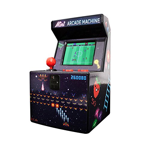 (-37%) Mini-arcademachine, 240 ingebouwde Games, 8-bit Retro-arcadegames, 2,5-inch kleurenscherm, 8-Weg Joystick, 2 knoppen, volumeregeling, Perfect Cadeau - ThumbsUp!
