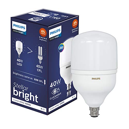 Philips 40W B22 LED Cool Day Light Light, Pack of 1 Philips 40W B22 LED Cool Day Light Light, Pack of 1