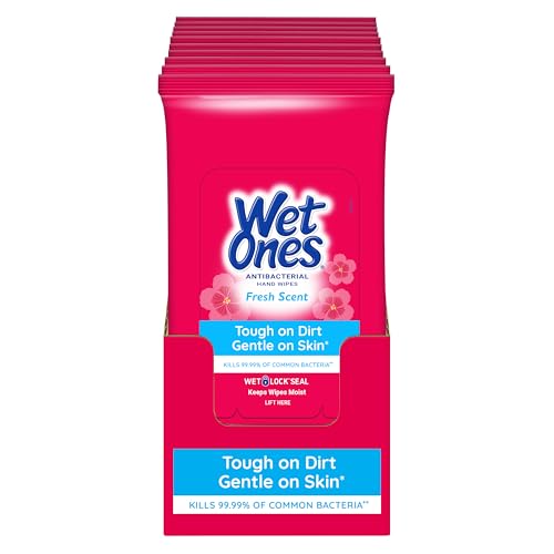 Wet Ones Travel Packs Fresh Scent 10 Packs, 200 Wipes