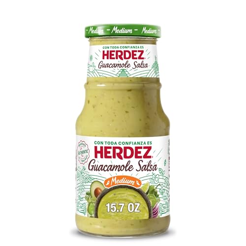 Herdez Guacamole Salsa, Medium, 15.7 oz
