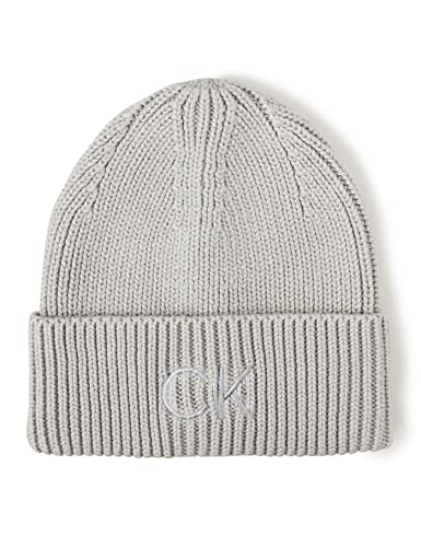 (-33%) Calvin Klein Damen Mütze Essentials Beanie, Cement, OneSize