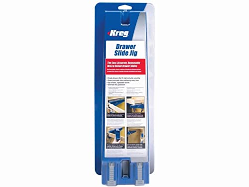 Kreg KHI-Slide Drawer Slide Jig - Drawer Slide Jig Kit - Drawer Slide Tool - for Cabinets, Drawers, Desks & More - Easily Install Drawer Slides - Set of 2