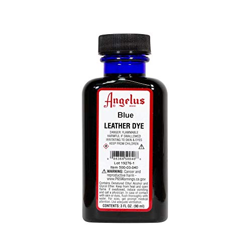 Angelus Leather Dye, 3 oz, Blue
