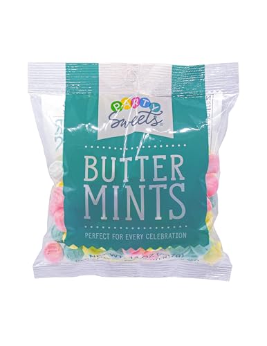 Party Sweets Assorted Pastel Buttermints, 14 Ounce, Appx. 100 pieces from Hospitality Mints