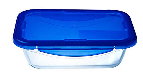 (-35%) Pyrex Cook & Go Recipiente Rectangular 1,9L / 25x19x7cm, Azul