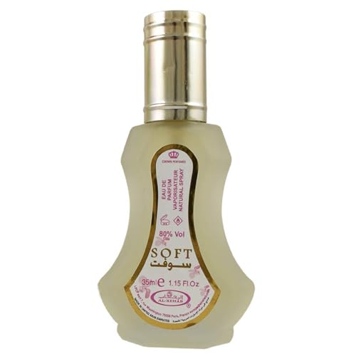 Al Rehab Soft Arabian Perfumes for Women - Eau de Parfum for Women Spray 35ml- Experience a Captivating & Long Lasting Perfume - Indulge in an Unforgettable Womens Perfume, Crafted for Elegance.