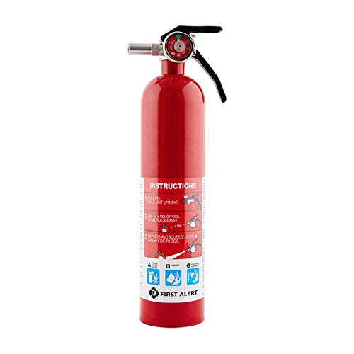 First Alert HOME1 Standard Rechargeable Fire Extinguisher UL 1-A:10-B:C