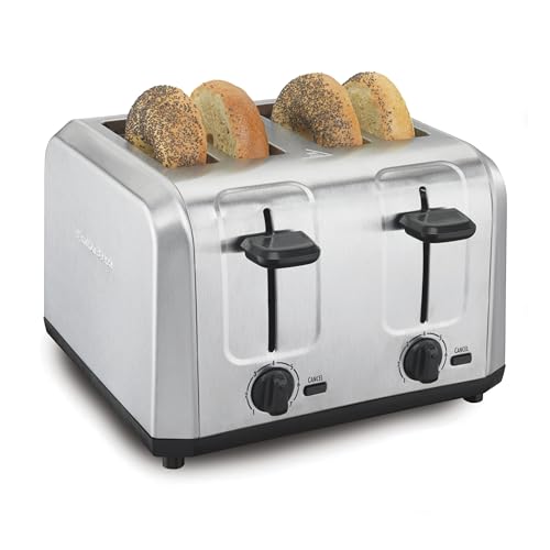 Hamilton Beach 4 Slice Extra Wide Slot Toaster Model 24910 Stainless