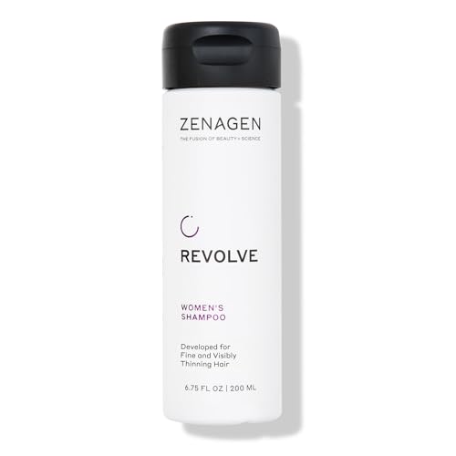 ZENAGEN Revolve Women's Thickening Shampoo | Supports Appearance of Fuller, Healthier-Looking Hair, Developed for Fine & Visibly Thinning Hair, Plant-Based, 5-Minute Treatment, 200 mL / 6.75 oz