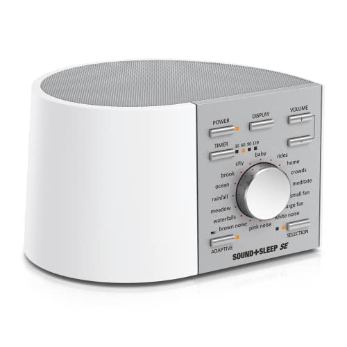 Adaptive Sound Technologies Sound + Sleep SE Noise Machine - White Noise Machine - Non-Looping Environmental/Nature Soun