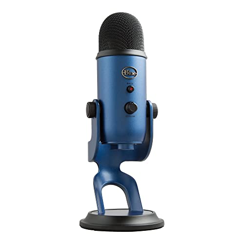 Logitech Creators Blue Yeti USB Microphone for Gaming, Streaming, Podcast, YouTube, Discord, PC, Studio Sound, Plug &amp