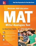 Mcgrawhill Education Mat Miller Analogies Test Third Edition