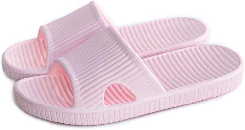 Happy Lily Shower Shoes, Women & Men’s Shower Slippers, Slides Sandals Pool Slides House Slippers Non-Slip Indoor Bathroom Shoes Beach Sandals