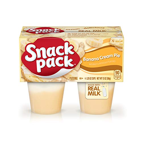 Snack Pack Pie Pudding Cups, Banana Cream, Lunchbox Snack, 13 oz (4 ct)