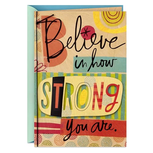 Hallmark Encouragement Card (Believe in How Strong You Are) (0399RZB1239)
