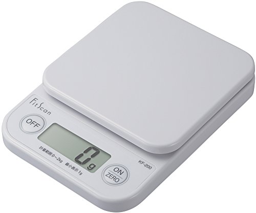 タニタ デジタルクッキングスケール 2kg 1g KF-200 WH