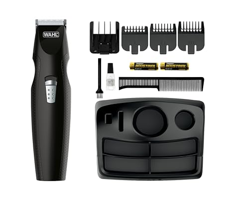(-31%) Wahl Schnurrbart- und Bart-Akku-Trimmer mit 6-in-1-Kamm, einstellbar