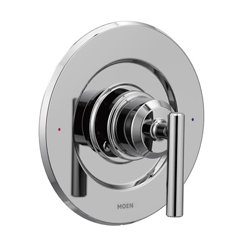Moen Gibson Chrome Posi-Temp Pressure-Balancing Modern Valve Handle Only Trim, Valve Required, T2901