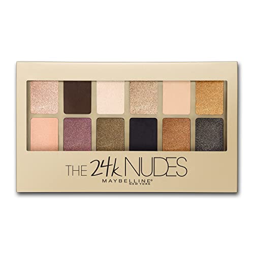 Maybelline Eyeshadow Palette, The Nudes Nude, dark neutral tone palette so you can
