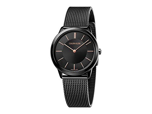Calvin Klein Minimal Watch Striking colors in the watch face and design that give you a modern look.