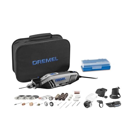 Dremel 4300-5/40 High Performance Rotary Tool Kit with LED Light- 5 Attachments &amp; 40 Accessories - Ideal for Grindin