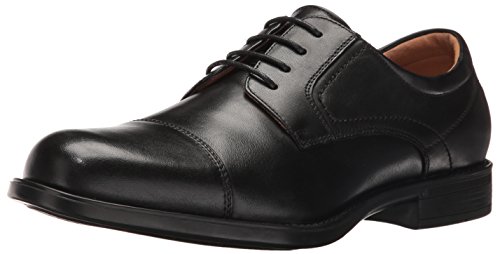 Florsheim mens Medfield Cap Toe Oxford, Black, 13 Wide US