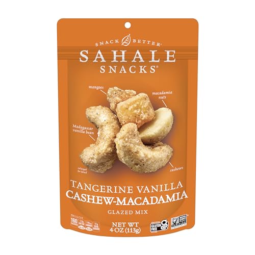 Sahale Snacks Tangerine Vanilla Cashew Macadamia Glazed Mix 4 Ounces Pack Of 6 Pricepulse