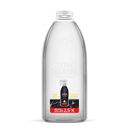 Method Daily Granite Cleaner Refill, Apple Orchard, Plant-Based Cleaning Agent for Granite, Marble, and Other Sealed Stone, 68 fl oz, (Pack of 1)