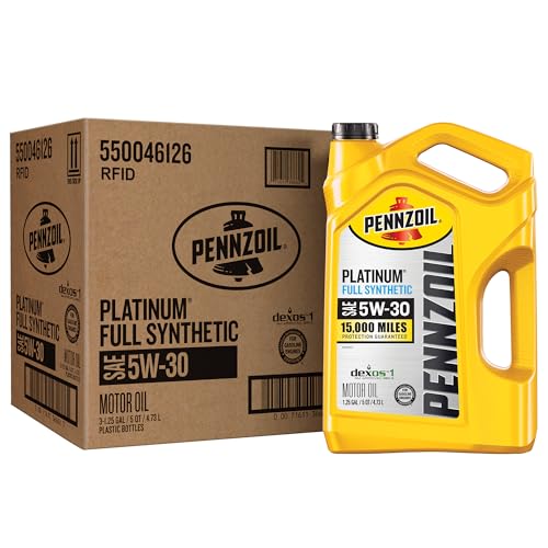 Pennzoil Platinum Full Synthetic 5W-30 Motor Oil 5qt