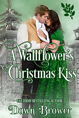 A Wallflower's Christmas Kiss book cover
