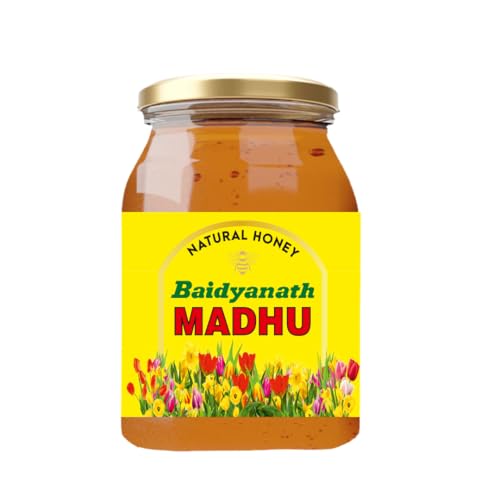 Baidyanath Madhu - 1kg | No Sugar Adulteration |Natural Immunity Booster & Antioxidant Powerhouse| Weight Management, Cough Relief, Natural Honey & So