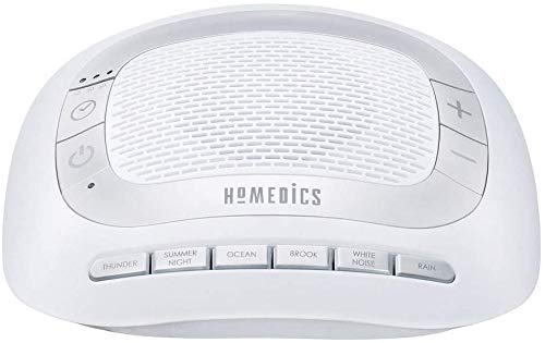 Homedics Rejuvenate White Noise Sound Machine. Travel Sound Machine for Sleep and Relaxing. Great for Travel, Nursery’s and Babies. 6 Relaxing Nature Sounds, Auto-Off Timer