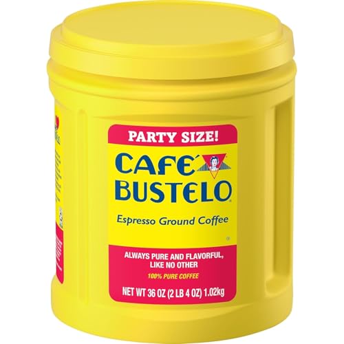 Café Bustelo Espresso Extra Fine Dark Roast Ground Coffee, 36 Ounces