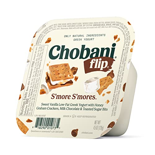 Chobani® Flip® Low-Fat Greek Yogurt Chocolate S'more S'mores 4.5oz